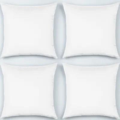 Pillow Cover Sublimation - 4 шт., сублимационная наволочка, белые чехлы