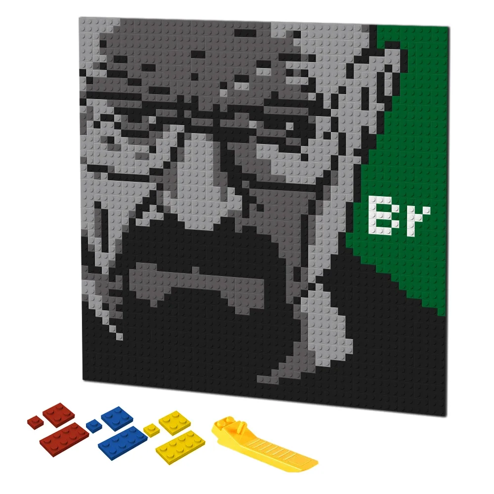 Puzzle Blank White - Пиксельный художественный конструктор в стиле ретро,