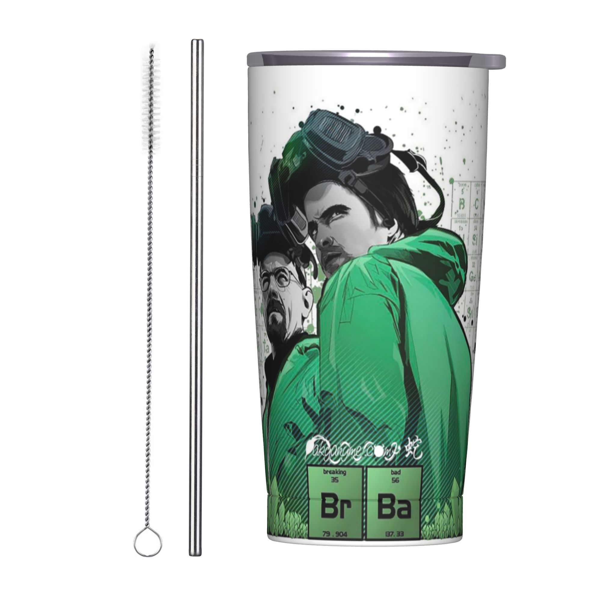 Tumbler 20Oz White - Термокружка Breaking Bad с изображением Уолтера