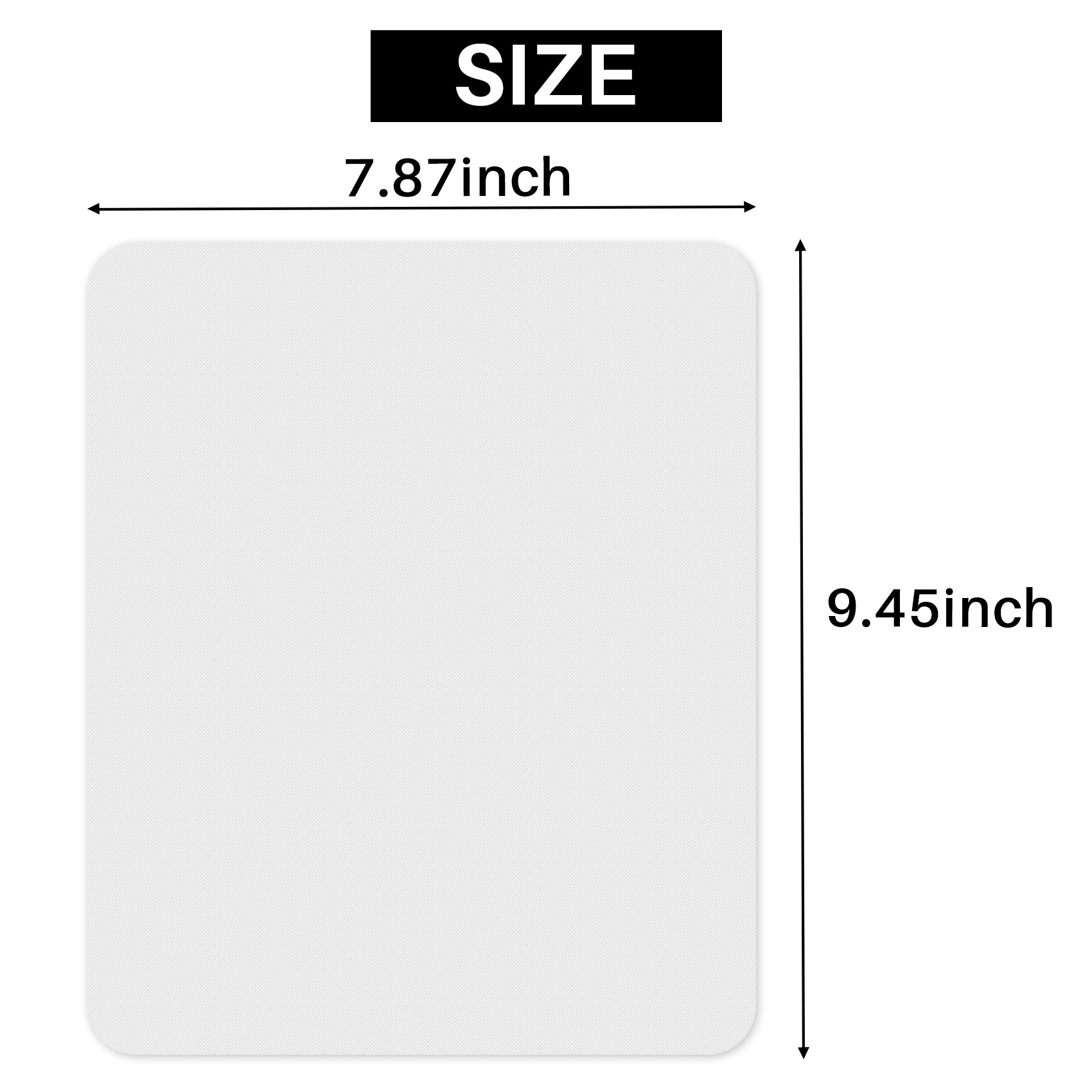 Mouse Pad Blank Sublimation - Набор из 10 заготовок для ковриков