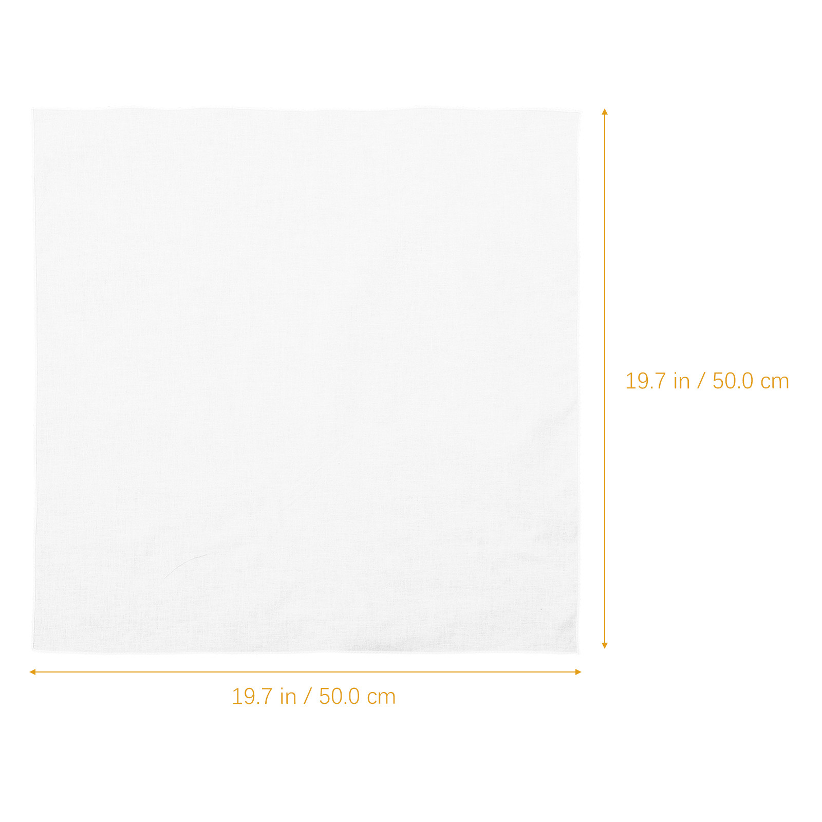 Белая хлопковая квадратная нос – обзор и цена Bandana Blank White