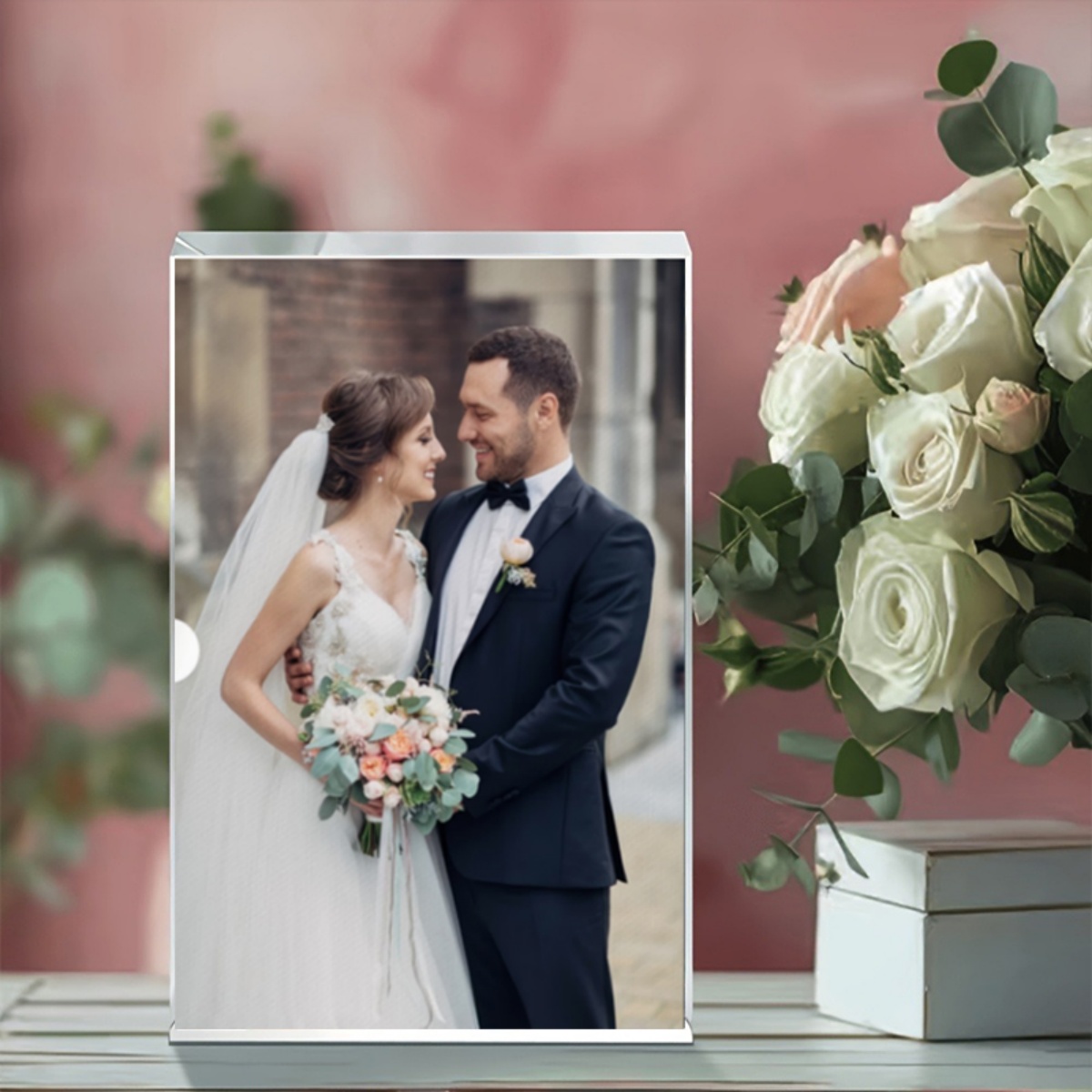 Персонализированный акриловый  – обзор и цена Photo Acrylic Block