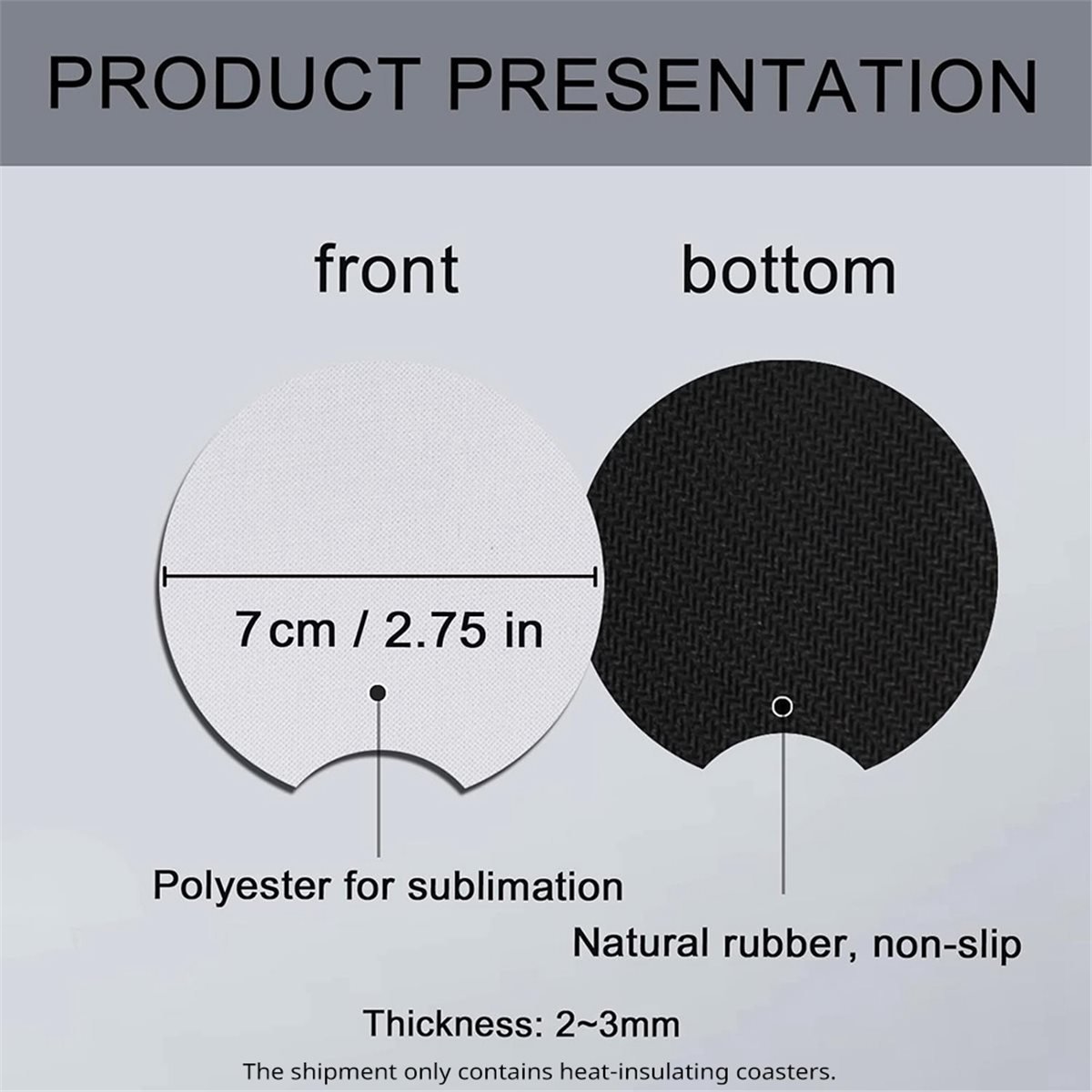 Бюджетные оптовые заготовки дл – обзор и цена Coaster Sublimation Blank