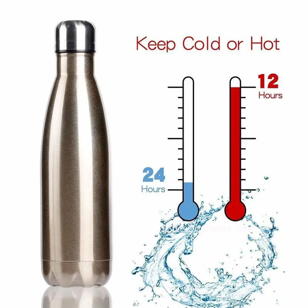 350/500/750/1000 мл вакуумные  – обзор и цена Water Bottle Blank