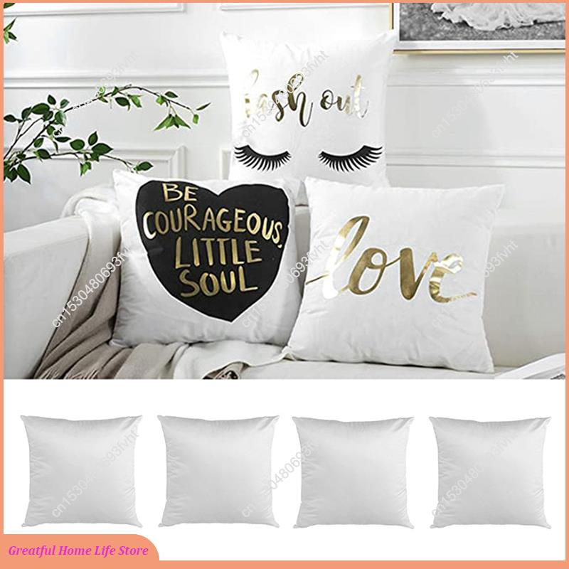 AT59 40X40 белые простые субли – обзор и цена Pillow Cover Sublimation