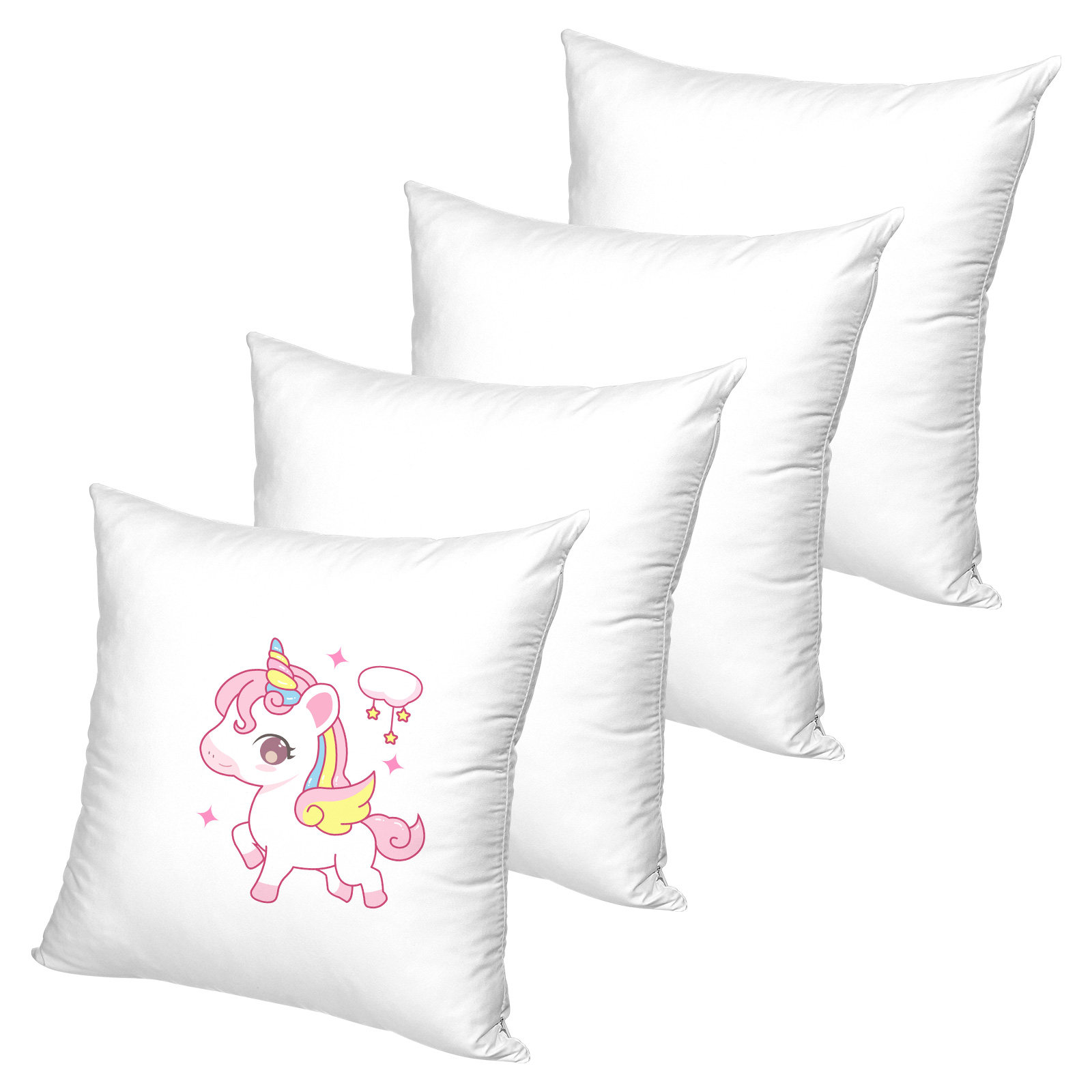 Набор из 4 белых наволочек для – обзор и цена Pillow Cover Sublimation