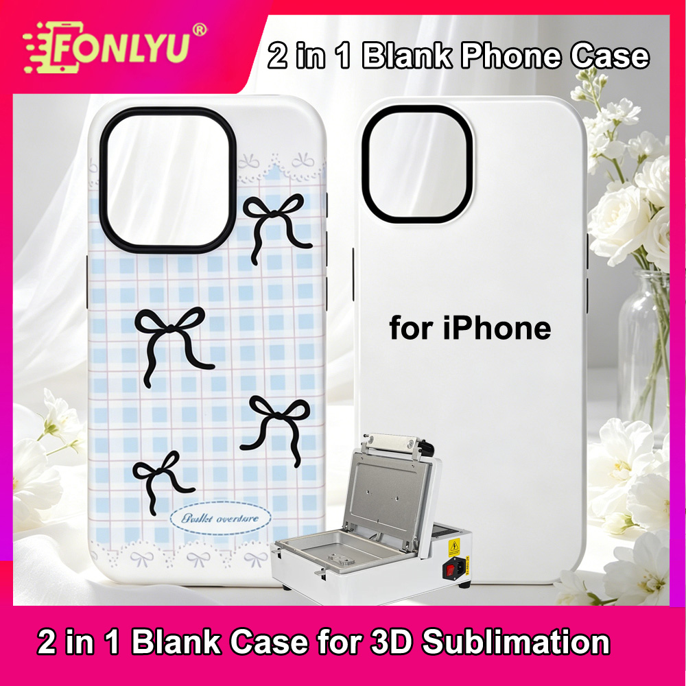 FONLYU 2-в-1 заготовки для суб – обзор и цена Phone Case Blank Print