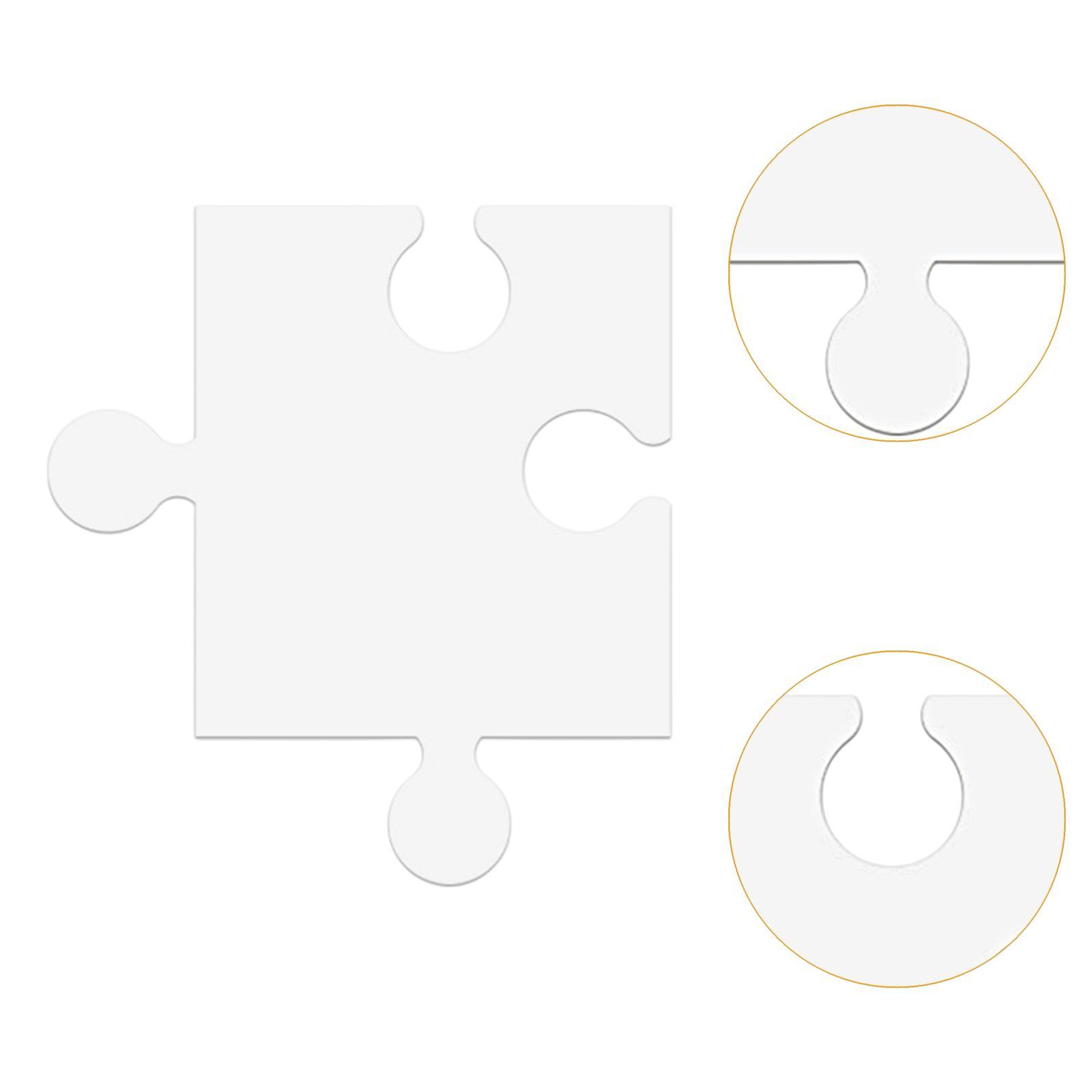 24 шт. белых картонных заготов – обзор и цена Puzzle Blank White