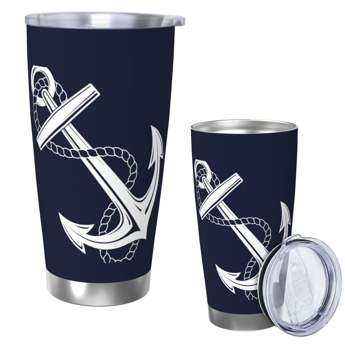 Якорь Морской белый и темно-си – обзор и цена Tumbler 20Oz White