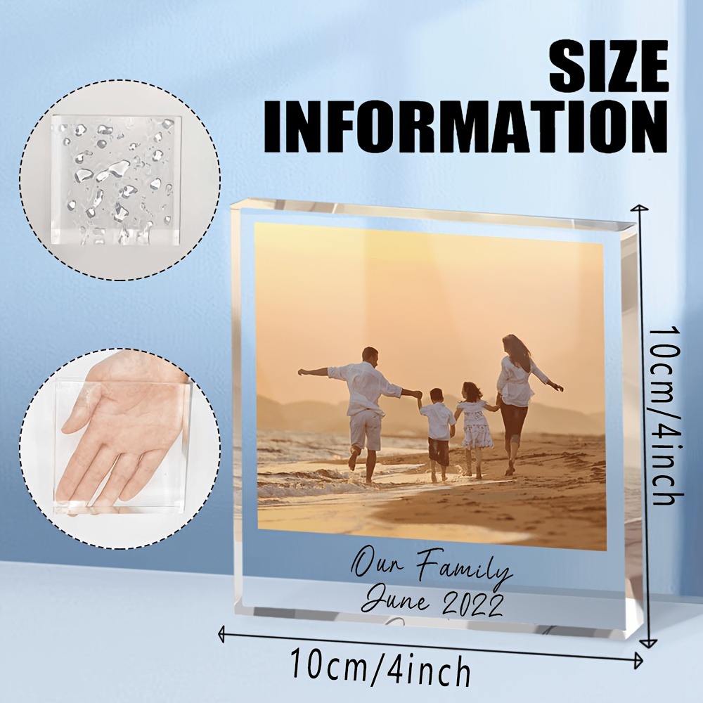 Персонализированный семейный а – обзор и цена Photo Acrylic Block